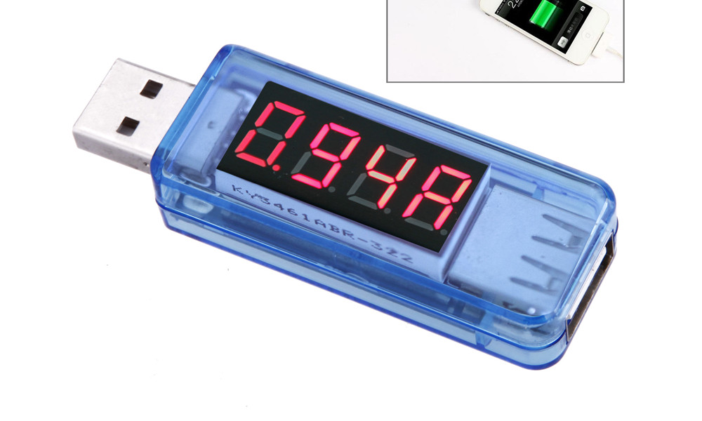 Probador De Voltaje Y Corriente USB